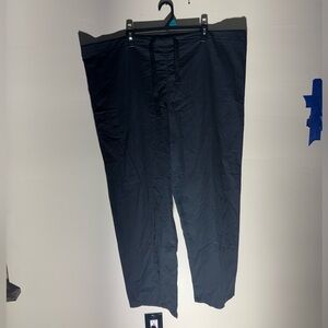Scrubfinity Black Scrub Pants Size XL Medical Work Uniform Drawstring